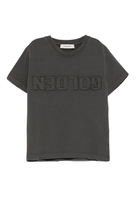 T-shirt con logo in rilievo GOLDEN GOOSE KIDS | GKP02441 P00224360278